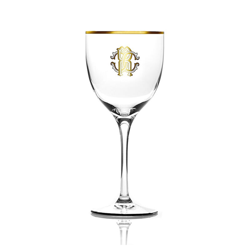 Monogramma Gold Wine Goblet, large